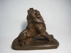 ブロンズ製 【百獣王】と題された作品 小倉右一郎作 - メルカリ