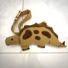 ZARA 恐竜 ボディバッグ キッズ ベージュ