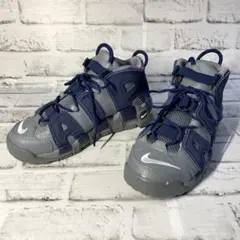 Nike ナイキ エアモアアップテンポ ネイビー グレー US6 24.0cm