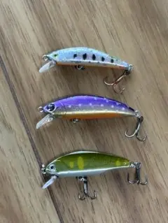 ミノー ルアー 3本セット トラウト 渓流のサムネイル