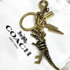 COACH コーチ レキシー ゴールド キーホルダーキーリング 極美品