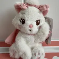 ディズニーストア おしゃれキャット マリー ぬいぐるみキーチェーン