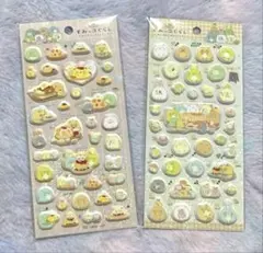 すみっコぐらし　新作「たぬきのまんまるレストラン」ふにふにシール　サンエックス
