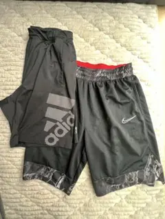 NIKE・adidas メンズ・ショートパンツ 2枚セット