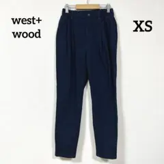 west+wood ウエストゴムストレッチパンツ ポーチ付き