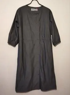 最終値下げ【新品】STAMP AND DIARY グレー シャツワンピース