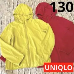 UNIQLO ユニクロ　エアリズムUVカットメッシュパーカー　130 2点セット