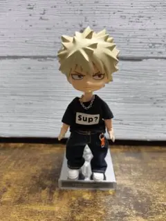 ねんどろいどどーる服　ブルーデニムワイドパンツ、Tシャツ、アクセサリーセットのサムネイル