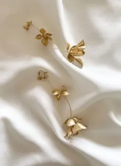 【大幅値下】結婚式　ピアス　ゴールド