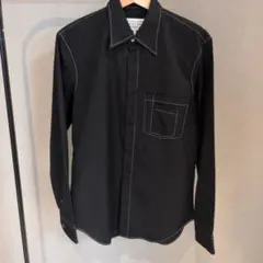 藤*様 Maison Margiela ステッチ 長袖シャツ ブラック 藤*様 Maison Margiela ステッチ 長袖シャツ ブラック - メルカリ