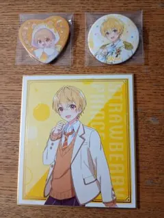 すとぷりるぅとくん 缶バッジと色紙セットで