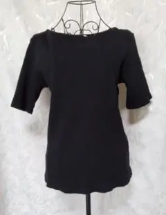 リブニット 半袖 Tシャツ