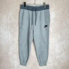 NIKE ナイキ スウェット ジョガーパンツ レディース M グレー ロゴ