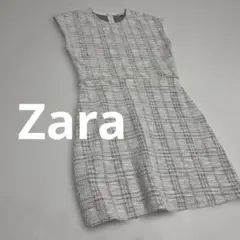 Zara ツイード　ミニワンピース　Sサイズのサムネイル