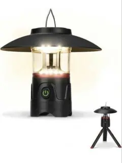 LED キャンプランタン 小型 吊り下げ 懐中電灯 4点灯モード 充電式