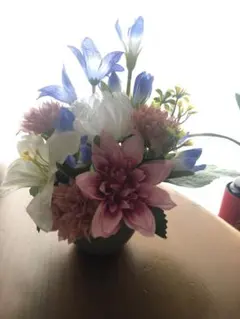 仏花アレンジ　造花アレンジメント アーティフィシャルフラワー