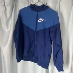 NIKE ナイロンジャケット ブルー Mサイズ