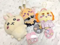 【お得な3点セット】ちいかわぬいぐるみ　うさぎ　シーサー　天使　悪魔