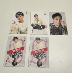 超特急　タカシ　AwA AwA トレーディングカード　4種5枚　セット