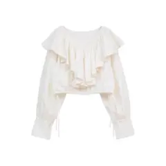 CLANE FRILL COLLAR SHORT BLOUSEのサムネイル