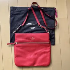 kate spade 赤 ショルダーバッグ
