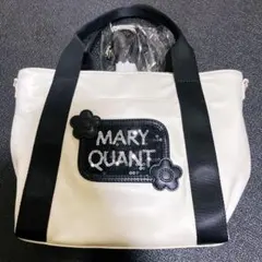 MARY QUANT フラワーモチーフ トートバッグ　2WAY