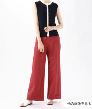 【ムーミン様専用】CABaN⭐︎ストレッチコットンタイプライターワイドパンツ