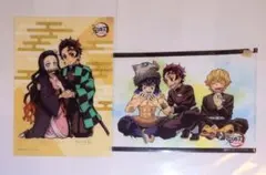 鬼滅の刃★無限列車編★竈門炭治郎、禰豆子、伊之助、善逸★クリアファイル