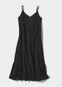 ユニクロ　クリンクルコットンキャミソールワンピース　X X L