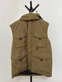 OUTDOOR PRODUCTS フード付きブラウンベスト L