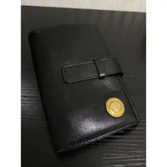 【美品 希少】VERSACE ヴェルサーチ 三つ折財布 ブラック本革 メデューサのサムネイル