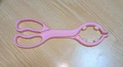 젖병 가위 소독 집게 핑크