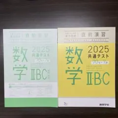 共通テスト対策【実力完成】　2025直前演習　数学 IIBC