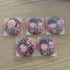 北海道コンサドーレ札幌　缶バッチ 4個セット