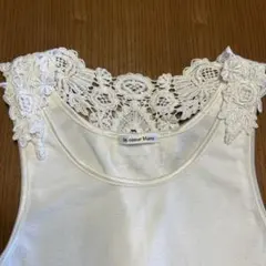 le coeur blanc アイボリー タンクトップ