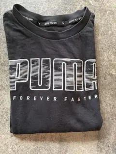 PUMA 黒 長袖カットソー サイズ140