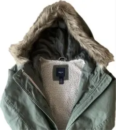 GAP kids ミリタリーコート　ボア裏地 120