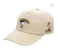 「美品」ユニバーサルスタジオ　USJ スヌーピーキャップ　帽子ベージュ