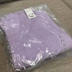 ユニクロ スフレヤーンモックネックセーター