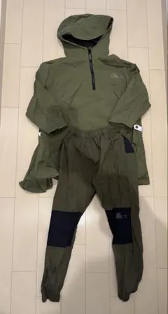 オリーブグリーン レインウェアセット　120cm