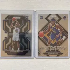Moses Moody RC & Emergent カードセット