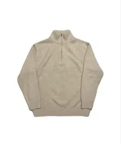 ユニクロ　スフレヤーンハーフジップセーター（XL）