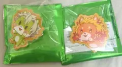 鬼滅の刃 バレンタイン アニマルクッキーバッジ 不死川実弥 煉獄杏寿郎