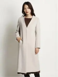 FRAY I.Dアイボリーロングコート 1(M)サイズ