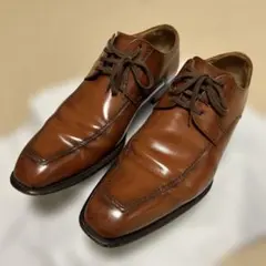 【廃盤・良品】リーガル 124R Uチップ ブラウン 25.5cm パティーヌ