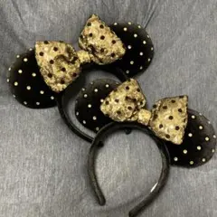 ミニー カチューシャスパンコール 2個セット