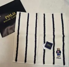 値下げ❗【新品】Polo Ralph Lauren タオルハンカチ(ベアロゴ)