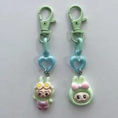 キーホルダー　2点セット③ ラブブ