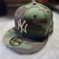 綺麗　NEW ERA ニューエラ　迷彩　カモフラ　ニューヨーク　ヤンキース　刺繍