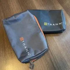 タイ航空THANNビジネスクラスポーチ2個セット￼